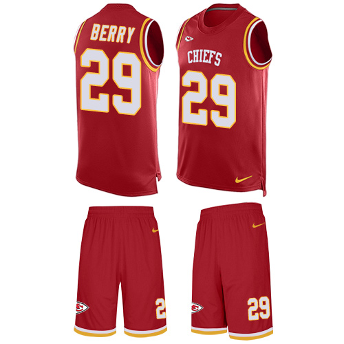 Men's Limited Eric Berry Nike Jersey Red - #29 Tank Top Suit NFL Kansas City Chiefs